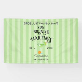 Lona Bikinis y Martinis Piscina Tropical Despedida de S