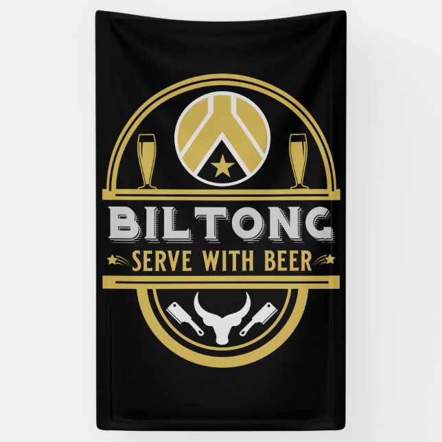 Lona Biltong Y Cerveza (Vertical)