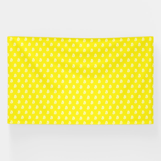 Lona Bitcoin Amarillo (Horizontal)
