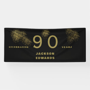 Lona Black & Gold Fireworks 90.