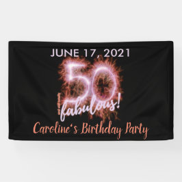 Lona Black Pink 50 y todavía fabulosa fiesta de cumplea