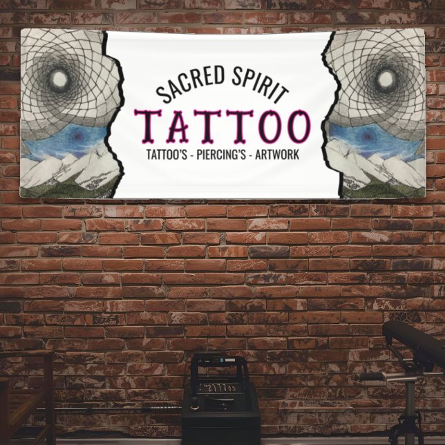 Lona Black & White Modern Text 2 Photo Business Name (Subido por el creador)