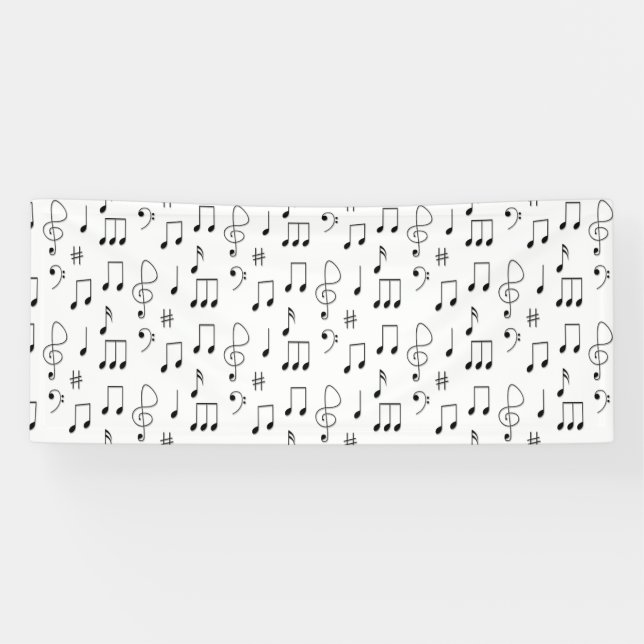 Lona Blanco notado (Horizontal)