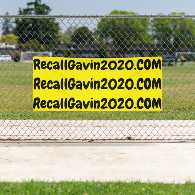 Lona Blanco y azul de 2,5 x 6 pies (In situ)