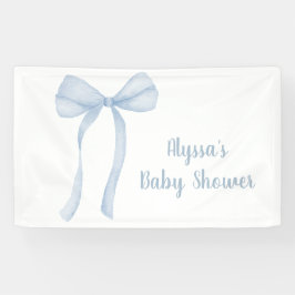 Lona Blue Bow Coquette Boy Baby Shower