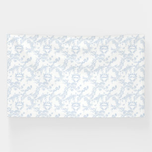 Lona Blue Chinoiserie Toile de Jouy Boda