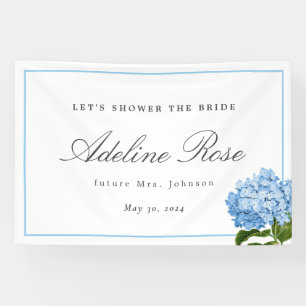Lona Blue Hydrangea Shower the Bride Name and Date