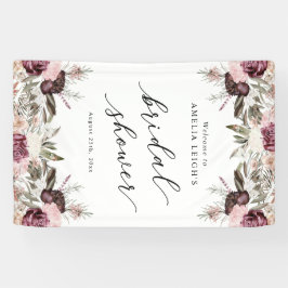 Lona Boda Bohemia Floral Burgundy Bridal