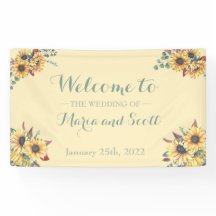 Boda botánico de girasol ruso