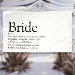 Lona Boda Bridal Shower<br><div class="desc">Personalice con la definición de la novia la creación de un regalo único para las duchas de novias, solteras o fiestas y bodas de soltera. Una manera perfecta de mostrarle lo asombrosa que es en su gran día y un recuerdo perfecto para el resto de su vida. Diseñado por Thisisnotme©...</div>