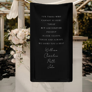 Lona Boda, cartel conmemorativo, elegante, letra manusc