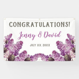 Lona Boda colgante del Jardín de Primavera Lilac