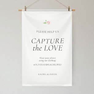 Lona Boda de captura del amor Blanco