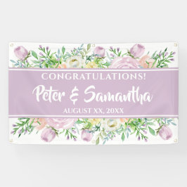 Lona Boda de las flores de verano felicitaciones