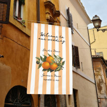 Boda de limón naranja cítrico mediterráneo italian