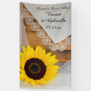 Lona Boda de Sunflower and Lace Country