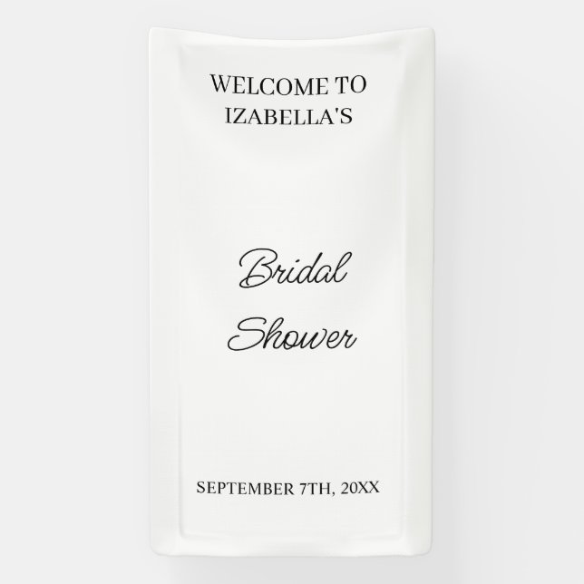 Lona Boda personalizada Bienvenida Despedida de soltera (Vertical)