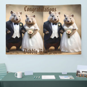 Lona Bodas australianos Wombats, Boda