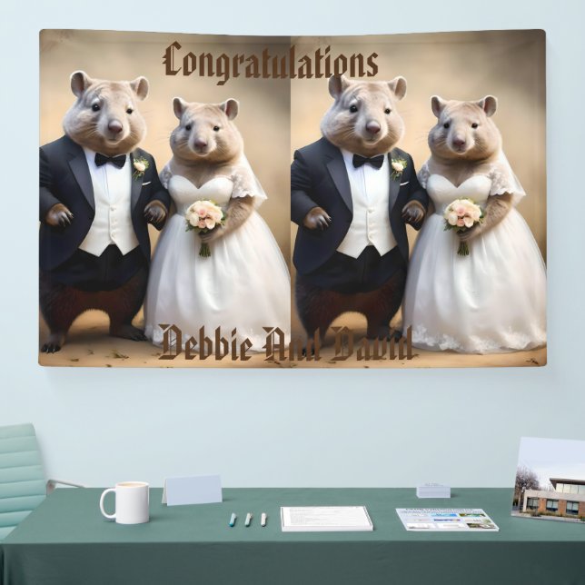 Lona Bodas australianos Wombats, Boda (Feria)