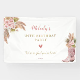 Lona Boho Cowgirl Boot Pampas Grass Rosas