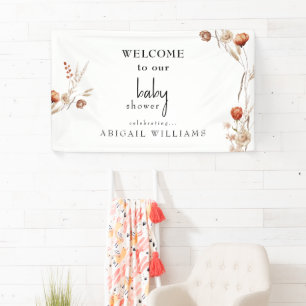 Lona Boho Dried Floral Baby Shower