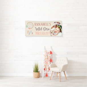 Lona Boho Moda Wild ONE Girly Birthday Party