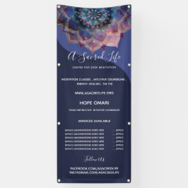Lona Boho Nebula Mandala, místico