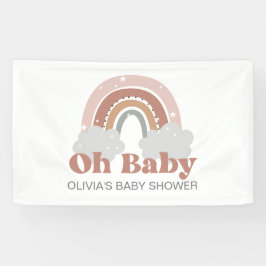 Lona Boho Rainbow Baby Shower