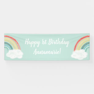 Lona Boho Rainbow Birthday Party Kinder