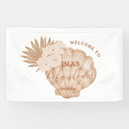 Lona Boho Seashell Baby Shower