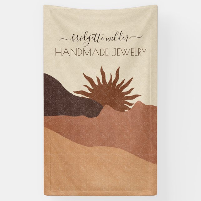 Lona Boho Terracotta Sand Sun Jewelys Handmade Business (Vertical)