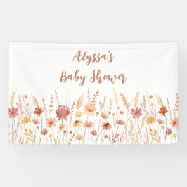 Lona Boho Terracotta Wildflower Baby Shower