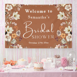 Lona Boho Wildflower Rustic Terracotta Bridal Shower