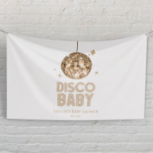Bola de Discoteca de Oro 'Disco Baby' Baby Shower