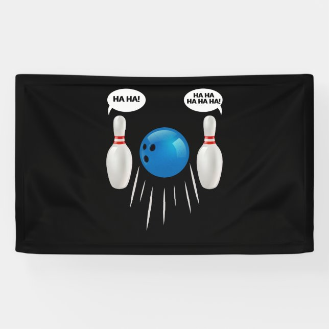 Lona Bola divertida - Regalo para Bowlers (Horizontal)