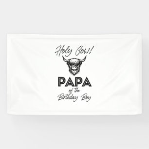 Lona Bola Holly Papa del niño de cumpleaños Highland Co