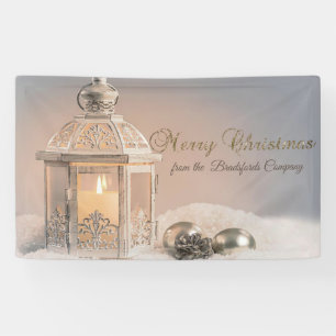 Lona Bolas de Navidades elegantes, Lantern