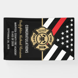 Lona Bombero Graduado del Partido de la Línea Roja