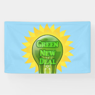 Lona Bombilla verde para el nuevo trato