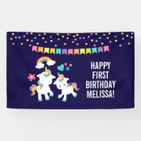 Bonito baile Unicornio cumpleaños mágico arcoiris