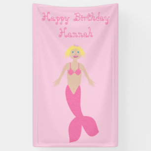 Lona Bonito Fantasía Rosa Sirvienta Personalizado Cumpl