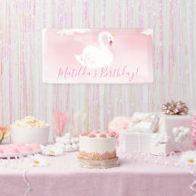 BONITO SWAN BIRTHDAY PARTY elegante oro pálido