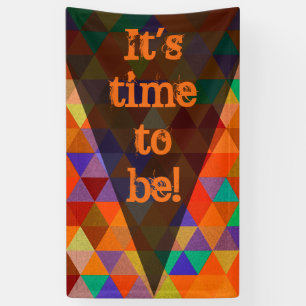 Lona Bonito Triangle grunge patrón I + tus ideas