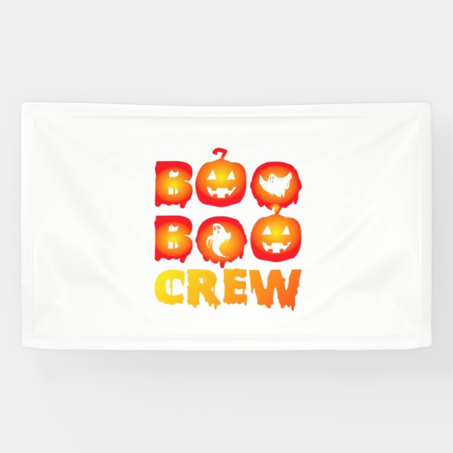 Lona Boo Boo Crew Shirt - Graciosa Enfermera Fantasma H (Horizontal)
