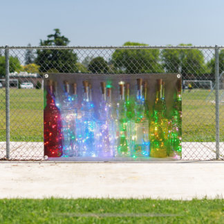 Lona Botellas de espumoso Banner al aire libre de 2,5' 