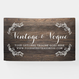 Lona Boutique elegante de madera de la granja del país