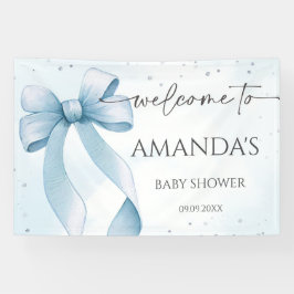 Lona Bow Coquette Boy Baby Shower