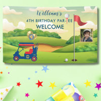 Boy Golf Theme Photo 4º Fiesta de cumpleaños