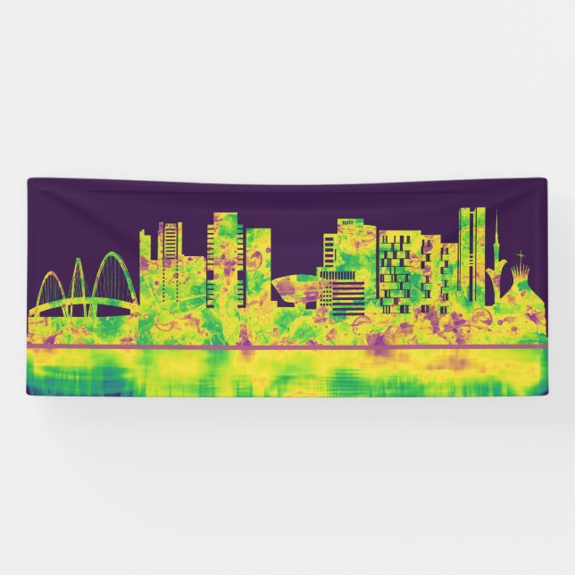Lona Brasilia Brazil Skyline (Horizontal)