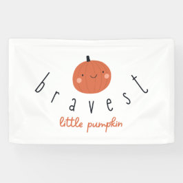 Lona bravest little pumpkin Banner Indoor Large Sign